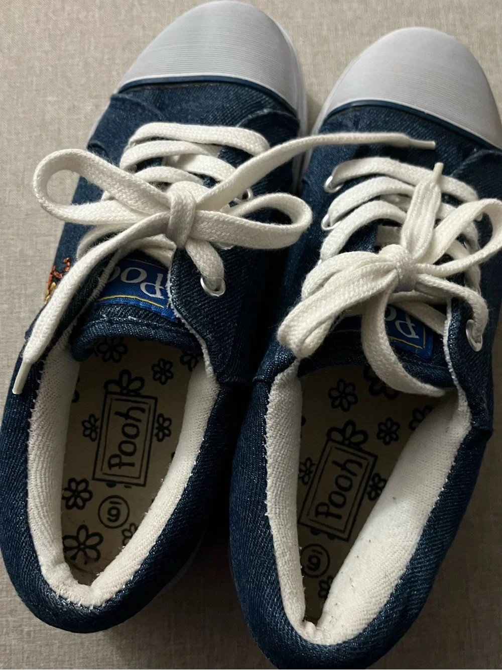 Winnie the Pooh denim sneakers